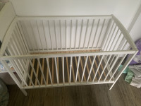 Otroška postelja, bela, 120x60 cm