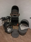 OTROŠKI VOZIČEK STOKKE TRAILZ + AVTOSEDEŽ Z BAZO BESAFE IZI GO MODULAR