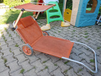 Ležalnik voziček za plažo