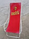 Retro vintage ležalnik Cockta