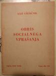 UŠENIČNIK Aleš - Obris socialnega vprašanja, 1938