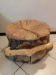 "Handmade" tabure iz masivnega lesa
