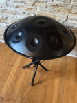 Handpan space drum boben tolkala 10 not 440Hz D-Minor+ torba+stojalo