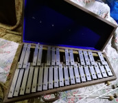 Metalofon - ksilofon v kovčku