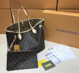 LOUIS VUITTON NEVERFULL MONOGRAM PRAVO 100% USNJE NOVA