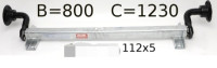 Osovina za prikolico 750kg