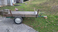 Traktorska prikolica z zavoro