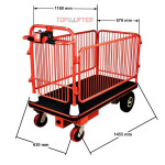 400 KG TRANSPORTNI ELEKTRIČNI VOZIČEK