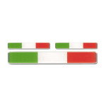 Nalepka 3D Italia Flags 1x108x16mm + 2x51x8mm