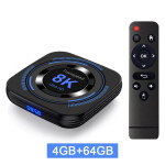 SMART ANDROID 13.0 TV BOX 4G RAM 64 GB ROM QUAD CORE 1080p 8K