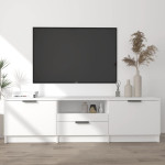 vidaXL TV omarica bela 140x35x40 cm konstruiran les