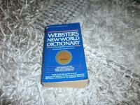 WEBSTERS NEWWORLD DICTIONARY