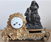 Francoska baročna ura s številkami 3