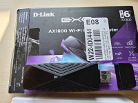 D-LINK BREZŽIČNI WI-FI 6 USB ADAPTER DWA-X1850