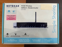 Netgear N150 Wireless ADSL2+ Modem Router (Brez napajalnika)