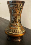 Vintage bagrena vaza iz Turčije _ ročno delo_ Izmir 1981