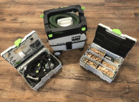 Festool Domino DF 500 Q-set HEPA čistilec prahu kompletan set