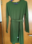 Olivno zelena obleka M