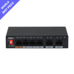 POE STIKALO DAHUA PFS3006-4ET-60-V2 POE SWITCH 6 PORTNO, VIDEO NADZOR,