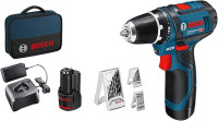 Bosch Professional 12V System Akku Bohrschrauber GSR 12V-15 inkl. 2x2