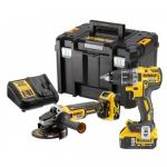 DEWALT 2-DELNI SET AKU ORODJA V TSTAK 5,0AH 18V DCK2020P2T