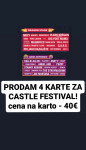 Prodam karte za Castle