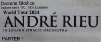 Vstopnici za koncert ANDRE RIEU & JOHANN STRAUSS ORCHESTRA - Parter 1