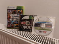 XBOX 360 - GTA 5, CALL OF DUTY, PES 2010