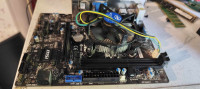 MSI H81M-E34 LGA 1150 (2x4) + CPU i5+cooler+io shield