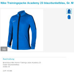 Nike Trainingsjacke Academy 23 dunkelblau_blau, Gr. M