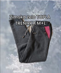 žensko - TRENIRKA ■siva ■kompaktna ■EXTRA topla ■M+L