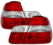*AKCIJA* Zadnje lexus luči BMW 3 E46 Limo 98-01 rdečo-bele V2