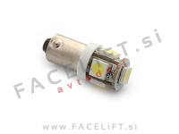 LED žarnica BA9S H6W 5x SMD 5050 24V