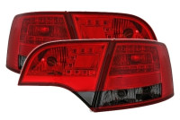 Zadnje LED luči Audi A4 B7 Avant 04-08 rdečo-smoke
