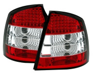 Zadnje LED luči Opel Astra G 97-04 rdečo-bele V2