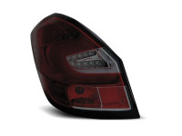 Zadnje LED luči Škoda Fabia II 07-14 rdeče-smoke