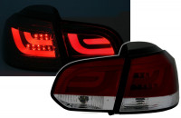 Zadnje LED luči VW Golf 6 Limo 08-12 rdeče-smoke V3