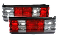 Zadnje lexus luči Mercedes 190E W201 83-93 rdečo-bele