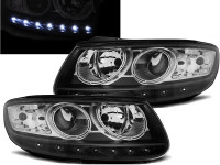 Žarometi Hyundai Santa Fe 06-12 LED osvetlitev črni