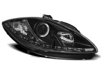 Žarometi Seat Leon/Altea 09-13 LED DRL dnevne črni