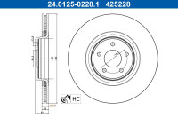 ZAVORNI DISK ▶ ATE 24.0125-0228.1