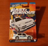 HOT WHEELS VOLKSWAGEN JETTA MK3 FAST FURIOUS AVTOMOBILČEK MODEL