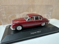 JAGUAR MK2 - 1:43 bordo rdeč