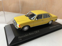 Mercedes-Benz 230 E, rumen  1:43 - Minichamps Limited Ed. 500 kosov