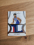 Joel Embiid 2021-22 NBA Panini Flawless 18/20 Dual patch