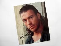 Fotografija Jean-Claude Van Damme, avtogram-reprint 1993