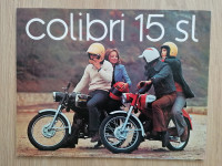 motocikel TOMOS 15 SL iz 1973. let ORIGINALNA BROŠURA / PROSPEKT Koper