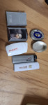 vintage lot zippo in posrebrena skatlica