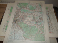 prib. 300 kom. topografskih kart in karte JNA specijalke l. prib. 1970