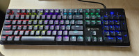 Gaming RGB mehanska tipkovnica Robaxo, kovinski ohišje